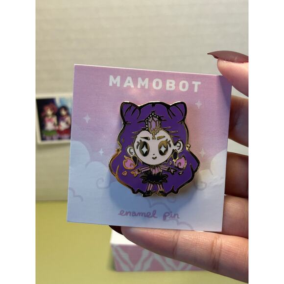 Mamobot Sailor Moon Anime Pin Senshi Dolls Black Moon Clan Koan Spectre Sisters - Picture 7 of 11